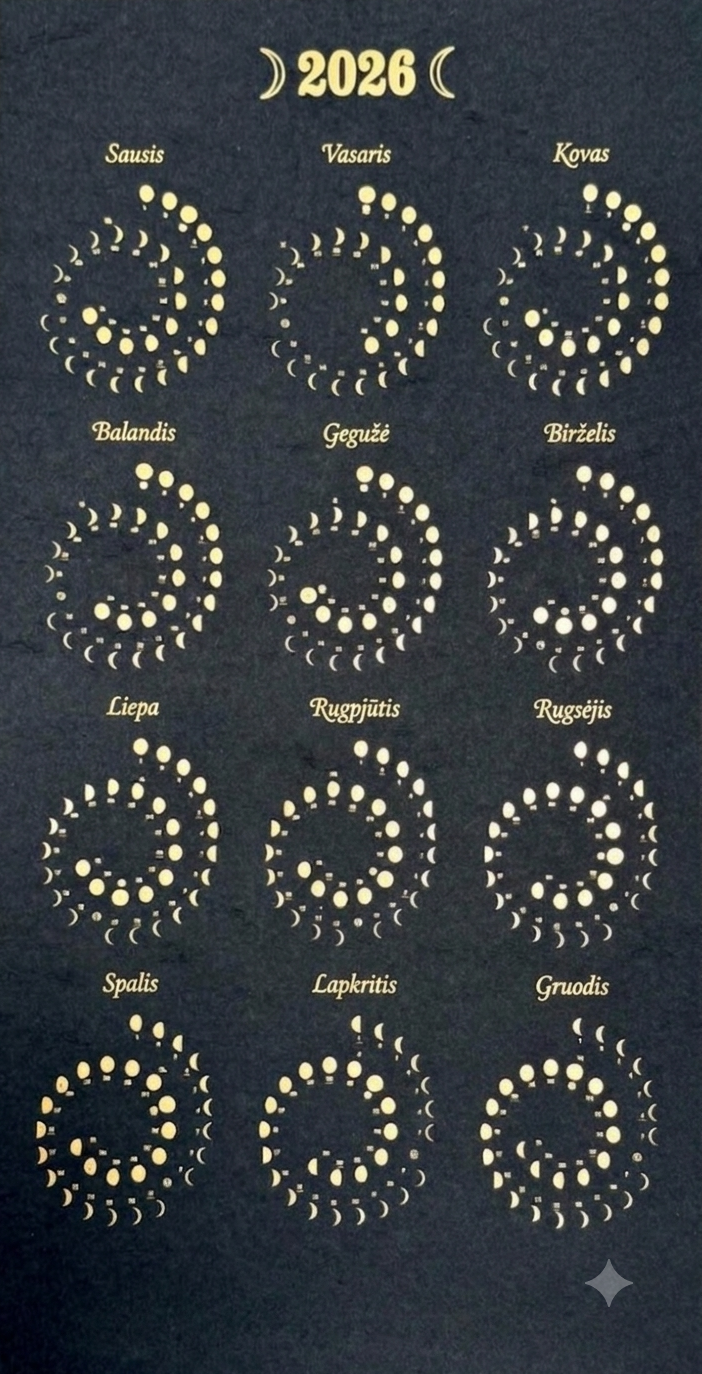 Mėnulio kalendorius Spiralė
